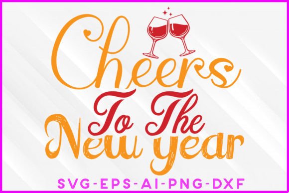 Cheers to the New Year SVG Tee Design Review