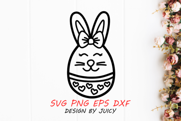 Cute Easter Egg Bunny Girl SVG Review