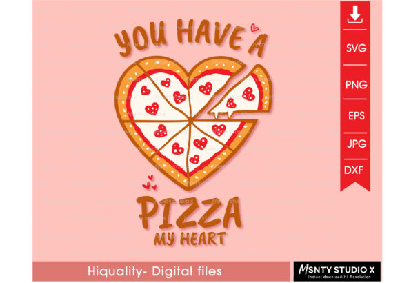 Pizza Heart SVG: A Designer’s Take on Valentine Sublimation