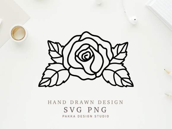 Red Rose Outline SVG: A Designer's Review for Embroidery