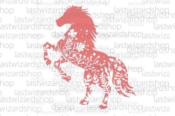 Review: Floral Horse SVG for Rustic Embroidery Projects