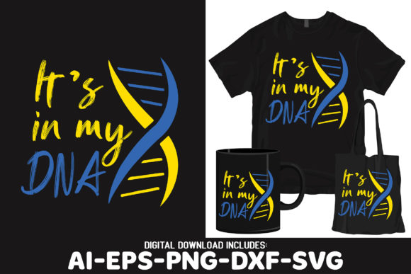 Review: It's in My DNA Stand for Ukraine SVG