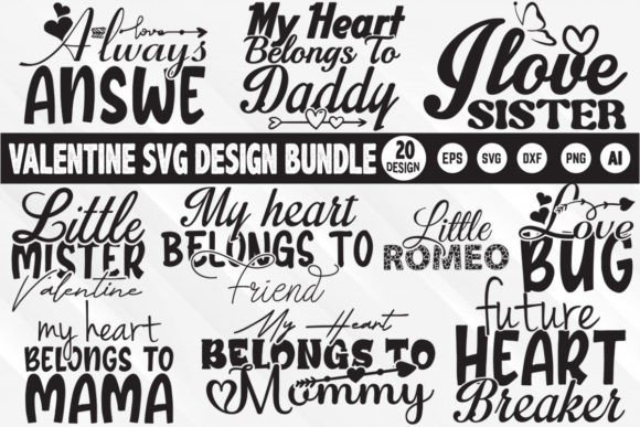Review: Valentine SVG T-shirt Design Bundle