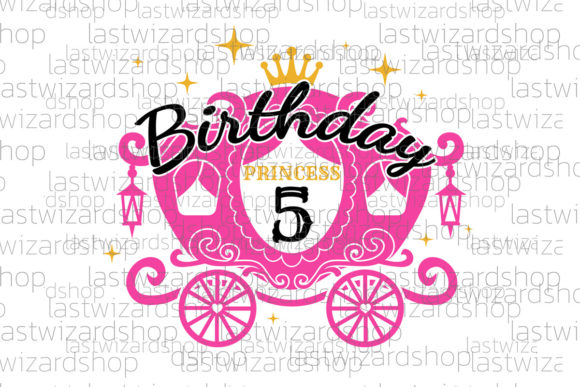 Reviewing the Birthday Princess and 5th Birthday SVG for Embroidery