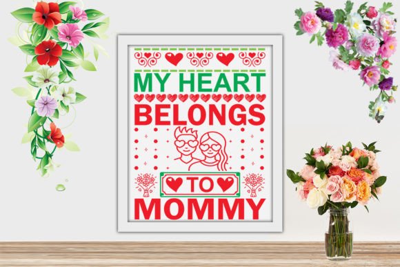 Reviewing Valentine Svg - My Heart Belongs to Mom