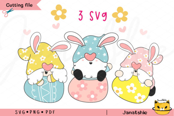 Sweet Tree Easter Gnome Clipart SVG Review
